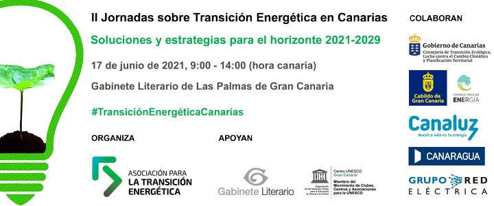II Jornadas sobre Transición Energética en Canarias: Soluciones y estrategias para el horizonte 2021-2029