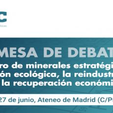 El GEMPE y la ATE analizarán en una Mesa de Debate el suministro de minerales estratégicos en España